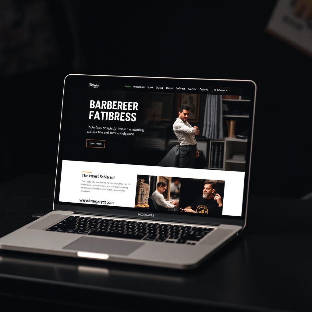 Foundry Barbers website